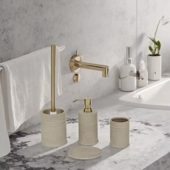 Ensemble de support de bain en céramique pour maison d'hôtel de conception de luxe moderne